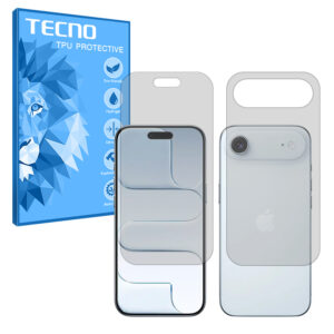 گلس صفحه نمایش و پشت گوشی اپل iPhone 17 Air مدل هیدروژلی مات برند تکنو کد SS