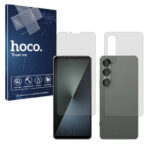 گلس صفحه نمایش و پشت گوشی سونی Xperia 1 VII مدل مات برند هوکو کد SS