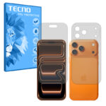 گلس صفحه نمایش و پشت گوشی اپل iPhone 17 Pro مدل هیدروژلی شفاف برند تکنو کد SS