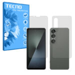 گلس صفحه نمایش و پشت گوشی سونی Xperia 1 VII مدل هیدروژلی مات برند تکنو کد SS