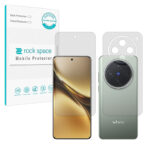 گلس صفحه نمایش و پشت گوشی ویوو X200 مدل نانو هیدروژل مات برند راک اسپیس کد SS