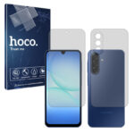 گلس صفحه نمایش و پشت گوشی سامسونگ Galaxy A17 مدل شفاف برند هوکو کد SS