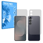 گلس صفحه نمایش و پشت گوشی سامسونگ Galaxy S25 FE مدل هیدروژلی مات برند تکنو کد SS