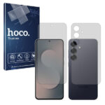 گلس صفحه نمایش و پشت گوشی سامسونگ Galaxy S25 FE مدل شفاف برند هوکو کد SS