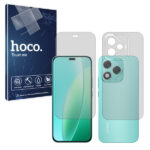 گلس صفحه نمایش و پشت گوشی آنر Honor 400 Lite مدل شفاف برند هوکو کد SS