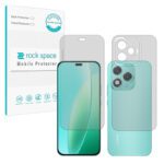 گلس صفحه نمایش و پشت گوشی آنر Honor 400 Lite مدل نانو هیدروژل مات برند راک اسپیس کد SS