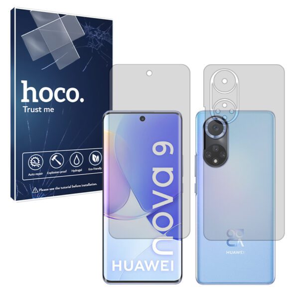 گلس صفحه نمایش و پشت گوشی هوآوی nova 9 مدل مات برند هوکو کد SS