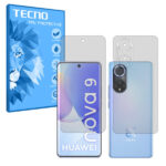 گلس صفحه نمایش و پشت گوشی هوآوی nova 9 مدل هیدروژلی مات برند تکنو کد SS