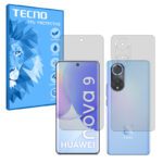 گلس صفحه نمایش و پشت گوشی هوآوی nova 9 مدل هیدروژلی شفاف برند تکنو کد SS
