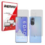 گلس صفحه نمایش و پشت گوشی هوآوی nova 9 مدل هیدروژلی شفاف برند ریمکس کد SS