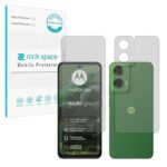 گلس صفحه نمایش و پشت گوشی موتورولا Moto G35 مدل نانو هیدروژل مات برند راک اسپیس کد SS