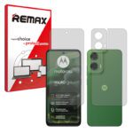 گلس صفحه نمایش و پشت گوشی موتورولا Moto G35 مدل هیدروژلی مات برند ریمکس کد SS