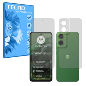 گلس صفحه نمایش و پشت گوشی موتورولا Moto G35 مدل هیدروژلی مات برند تکنو کد SS