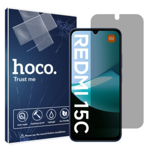 گلس شیائومی Redmi 15C 4G مدل هیدروژلی پرایوسی برند هوکو کد S