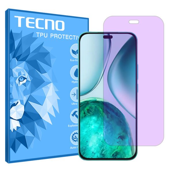 گلس آنر X8c مدل هیدروژلی آنتی پرپل برند تکنو کد S
