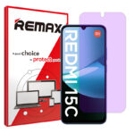 گلس شیائومی Redmi 15C 4G مدل هیدروژلی آنتی پرپل برند ریمکس کد S