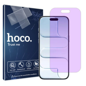 گلس اپل iPhone 17 Air مدل هیدروژلی آنتی پرپل برند هوکو کد S