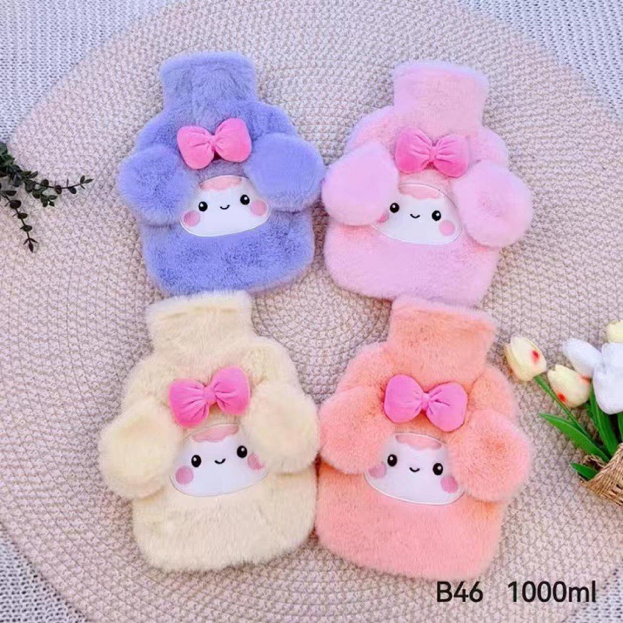 کیسه آب گرم بنکس مدل T5577 طرح عروسکی ظرفیت 1 لیتر