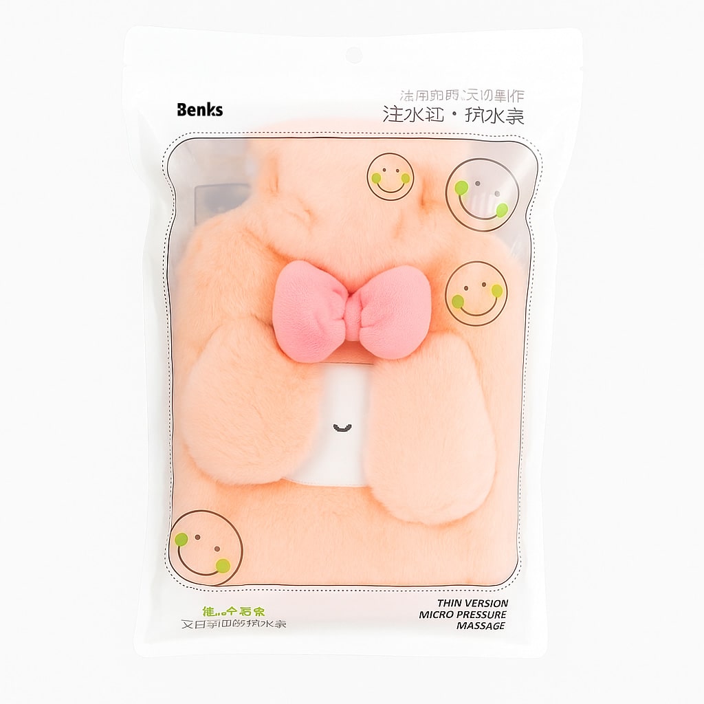 کیسه آب گرم بنکس مدل T5577 طرح عروسکی ظرفیت 1 لیتر