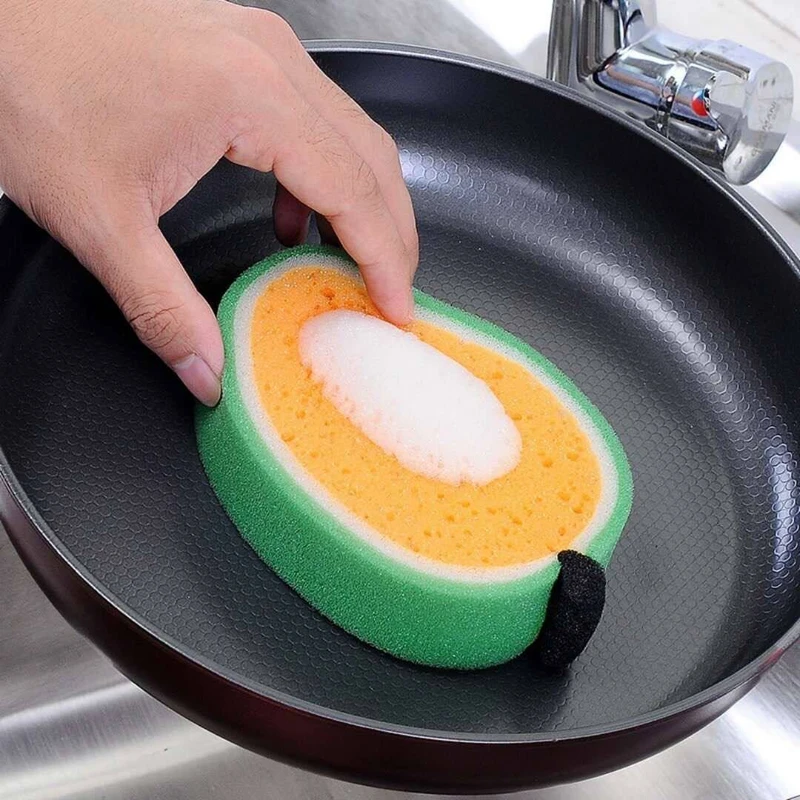 اسکاچ و اسفنج فانتزی دکین مدل میوه HB08C ( وارداتی - بسته ۵تایی )