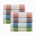 دستمال نظافت خانه و آشپزخانه حوله‌ای، میکروفایبر دکین مدل همه کاره بسته 8 عددی