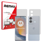 گلس صفحه نمایش و پشت گوشی موتورولا Edge 50 Fusion مدل هیدروژلی شفاف برند ریمکس کد SS