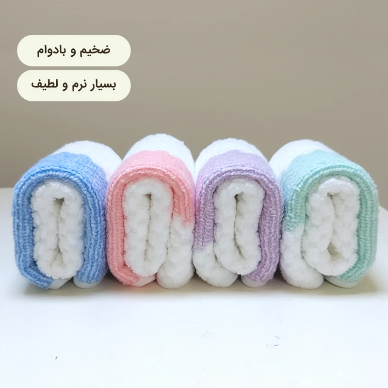 دستمال نظافت خانه و آشپزخانه حوله‌ای، میکروفایبر دکین مدل همه کاره بسته 8 عددی