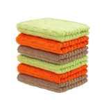 دستمال نظافت خانه و آشپزخانه حوله‌ای، میکروفایبر دکین مدل cleaning wipes بسته 6 عددی