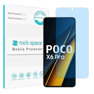 گلس شیائومی Poco X6 Pro مدل نانو هیدروژل آنتی بلو برند راک اسپیس کد S