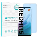 گلس شیائومی Redmi 15 4G مدل نانو هیدروژل آنتی بلو برند راک اسپیس کد S