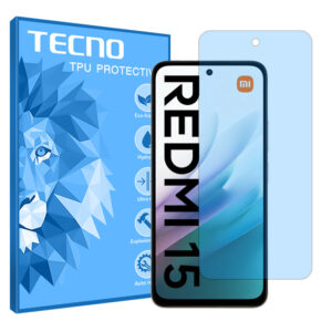 گلس شیائومی Redmi 15 4G مدل هیدروژلی مات آنتی بلو برند تکنو کد S