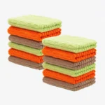 دستمال نظافت خانه و آشپزخانه حوله‌ای، میکروفایبر دکین مدل cleaning wipes بسته 12 عددی