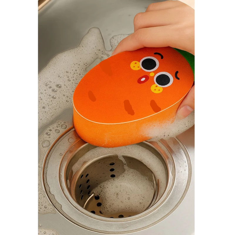 اسکاچ و اسفنج فانتزی دکین مدل میوه HB08C ( وارداتی - بسته ۵تایی )