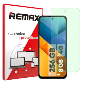 گلس شیائومی Poco M6 4G مدل گرین لایت برند ریمکس کد S