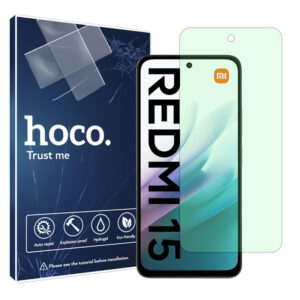 گلس شیائومی Redmi 15 4G مدل گرین لایت برند هوکو کد S