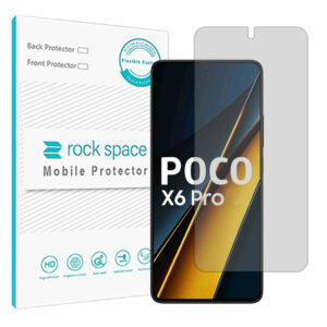 گلس شیائومی Poco X6 Pro مدل نانو هیدروژل شفاف برند راک اسپیس کد S