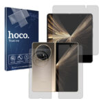 گلس صفحه نمایش و پشت گوشی آنر Magic V5 5G مدل شفاف برند هوکو کد LSS