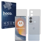 گلس صفحه نمایش و پشت گوشی موتورولا Edge 50 Fusion مدل شفاف برند هوکو کد SS