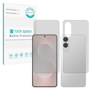 گلس صفحه نمایش و پشت گوشی سامسونگ Galaxy S25 Edge مدل نانو هیدروژل مات برند راک اسپیس کد SS