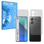 گلس صفحه نمایش و پشت گوشی شیائومی Redmi Note 13 4G مدل هیدروژلی مات برند تکنو کد SS