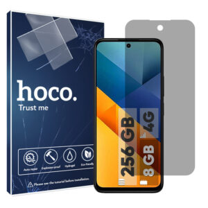 گلس شیائومی Poco M6 4G مدل هیدروژلی پرایوسی برند هوکو کد S