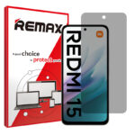 گلس شیائومی Redmi 15 4G مدل هیدروژلی پرایوسی برند ریمکس کد S
