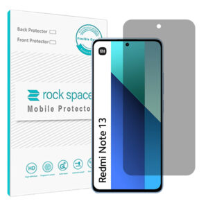 گلس شیائومی Redmi Note 13 4G مدل نانو هیدروژل پرایوسی برند راک اسپیس کدS