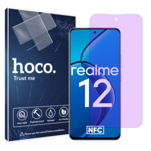 گلس ریلمی Realme 12 4G مدل هیدروژلی آنتی پرپل برند هوکو کد S