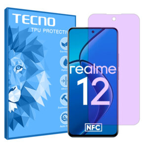 گلس ریلمی Realme 12 4G مدل هیدروژلی آنتی پرپل برند تکنو کد S
