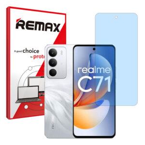 گلس ریلمی C71 مدل مات آنتی بلو برند ریمکس کد S