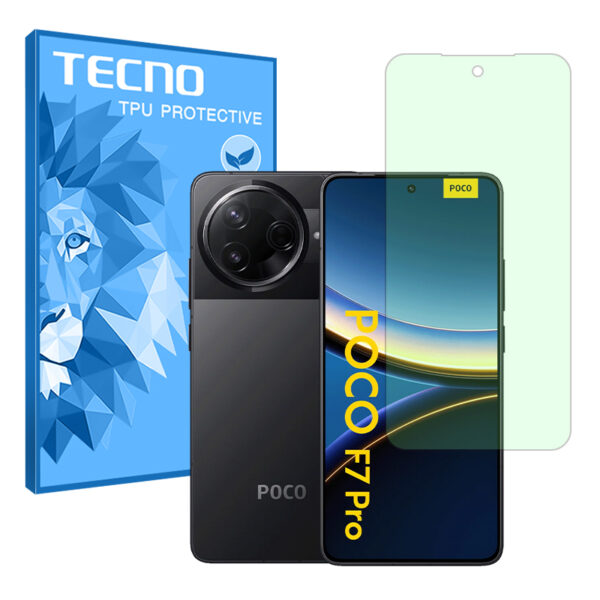 گلس شیائومی Poco F7 Pro مدل گرین لایت برند تکنو کد S