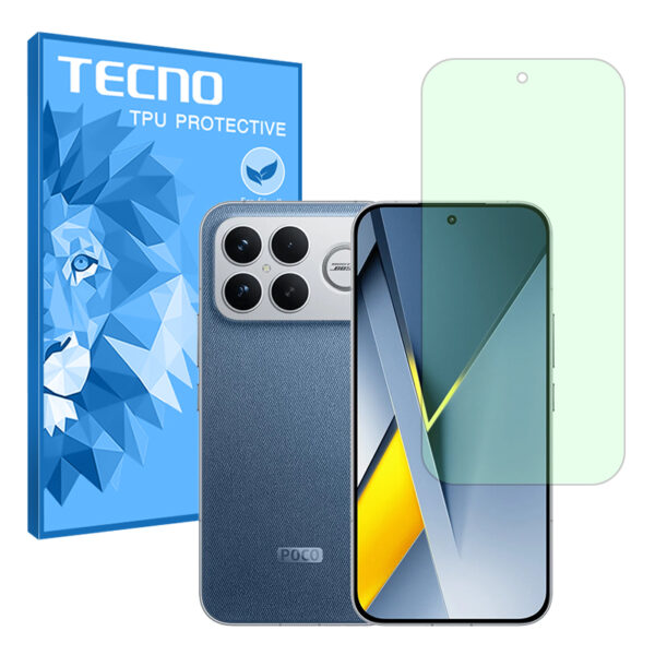 گلس شیائومی Poco F8 Ultra مدل گرین لایت برند تکنو کد S