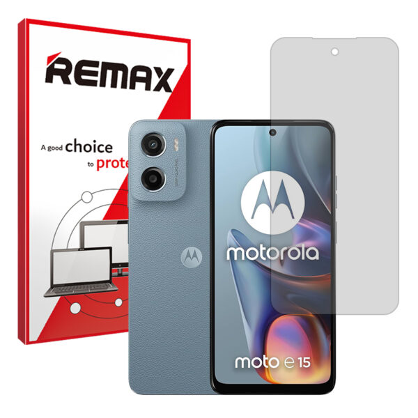 گلس موتورولا Moto E15 مدل هیدروژلی مات برند ریمکس کد S
