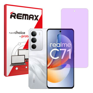 گلس ریلمی C71 مدل هیدروژلی آنتی پرپل برند ریمکس کد S